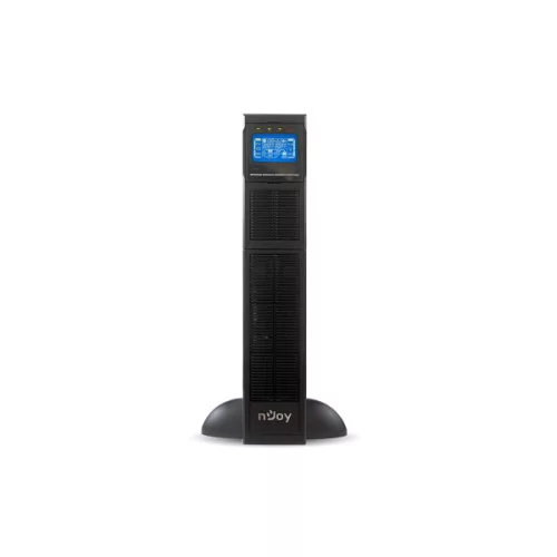 NJOY Szünetmentes 6000VA - Balder 6000 (On-line, RS232, USB, szoftver, LCD kijelző 2U rack) akkumulátor nélkül!