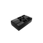   NJOY Szünetmentes Elosztósor  600VA - Token 600 (2x4 Schuko, line-interaktív, HID USB, túlfeszültség védett, fekete)