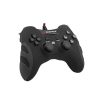 Rampage Gamepad - SG-R218 Black (USB, 1,8m kábel, PC és PS3 kompatibilis, fekete)