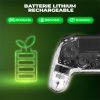 Spirit of Gamer Gamepad Vezeték Nélküli - NEON BT RGB (PC/PS3/PS4/iOS/Android, Bluetooth, RGB, átlátszó)