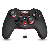   Spirit of Gamer Gamepad Vezeték Nélküli - XGP WIRELESS Red (USB, Vibration, PC és PS3 kompatibilis, fekete-piros)