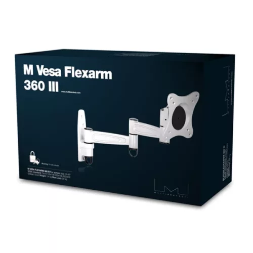 MULTIBRACKETS Fali konzol, M VESA Flexarm 360 III Silver 75 100 200 (15-32", max.VESA: 200x200 mm, 15 kg)