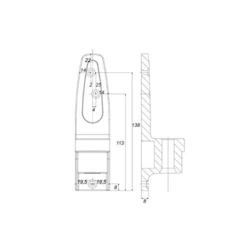 MULTIBRACKETS Fali konzol, M VESA Flexarm 360 III Silver 75 100 200 (15-32", max.VESA: 200x200 mm, 15 kg)
