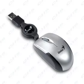   GENIUS Vezetékes egér optikai Micro Traveler USB Ezüst 1200dpi