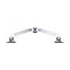 MULTIBRACKETS 2 karos asztali konzol, M VESA Gas Lift Arm Dual Silver (15-32", max.VESA: 100x100 mm, 10 kg)