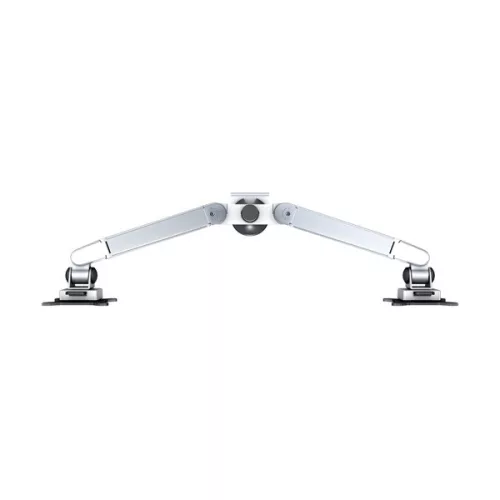 MULTIBRACKETS 2 karos asztali konzol, M VESA Gas Lift Arm Dual Silver (15-32", max.VESA: 100x100 mm, 10 kg)