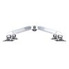 MULTIBRACKETS 4 karos asztali konzol, M VESA Gas Lift Arm Quad Silver (15-32", max.VESA: 100x100 mm, 10 kg)