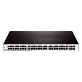   D-LINK Switch 48x1000Mbps + 4xGigabit SFP Menedzselhető Rackes, DGS-1210-52/E