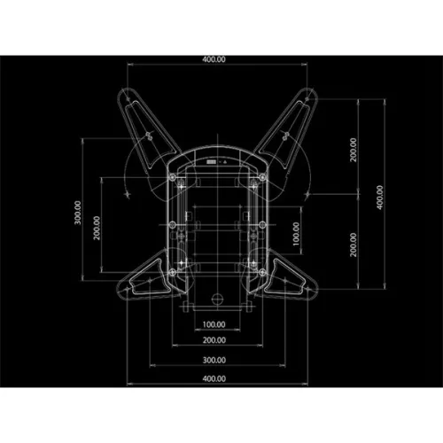 MULTIBRACKETS Fali konzol, M Motorized Tilt Mount Medium (26-40", max.VESA: 200x200 mm, 22 kg)