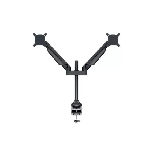 MULTIBRACKETS 2 karos asztali konzol, M VESA Gas Lift Arm Dual Black (15-32", max.VESA: 100x100 mm, 10 kg)