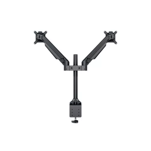 MULTIBRACKETS 2 karos asztali konzol, M VESA Gas Lift Arm Dual Black (15-32", max.VESA: 100x100 mm, 10 kg)