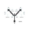 MULTIBRACKETS 2 karos asztali konzol, M VESA Gas Lift Arm Dual Black (15-32", max.VESA: 100x100 mm, 10 kg)