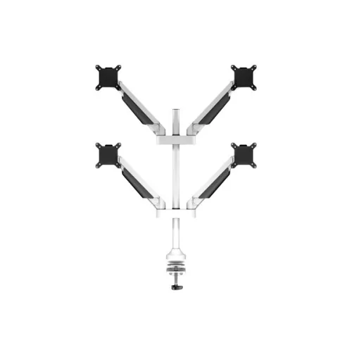 MULTIBRACKETS 4 karos asztali konzol, M VESA Gas Lift Arm Quad White (15-32", max.VESA: 100x100 mm, 10 kg)