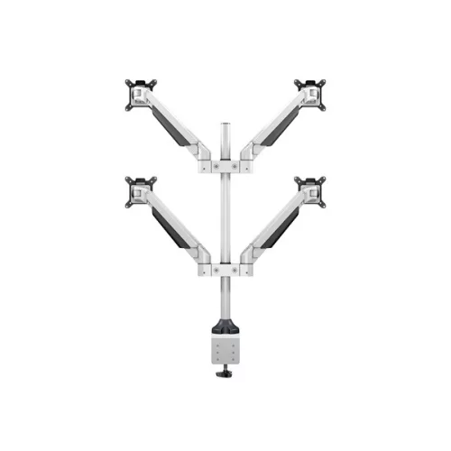 MULTIBRACKETS 4 karos asztali konzol, M VESA Gas Lift Arm Quad White (15-32", max.VESA: 100x100 mm, 10 kg)