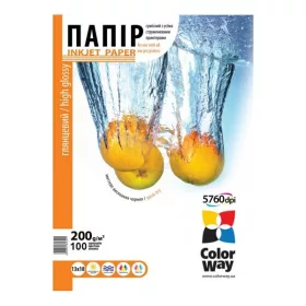   COLORWAY Fotópapír, magasfényű (high glossy), 200 g/m2, 13x18, 100 lap