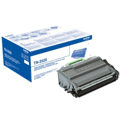 BROTHER Toner TN-3520, Nagy töltetű - 20.000 oldal, Fekete