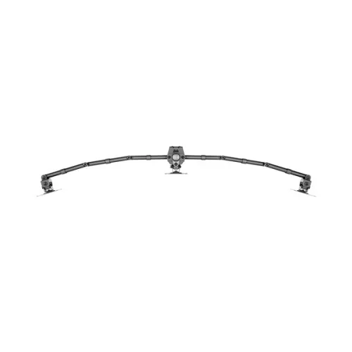 MULTIBRACKETS Asztali konzol (3 képernyős rögzítőkar), M Deskmount Basic Triple (15-27", max.VESA: 100x100 mm, 8 kg)