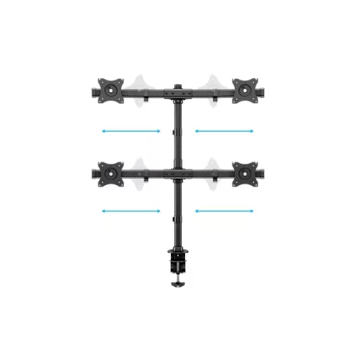 MULTIBRACKETS Asztali konzol (4 képernyős rögzítőkar), M Deskmount Basic Quad