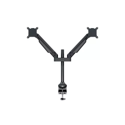MULTIBRACKETS 2 karos asztali konzol, M VESA Gas Lift Arm Dual Black HD (15-32", max.VESA: 100x100 mm, 21 kg)