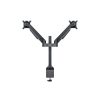 MULTIBRACKETS 2 karos asztali konzol, M VESA Gas Lift Arm Dual Black HD (15-32", max.VESA: 100x100 mm, 21 kg)