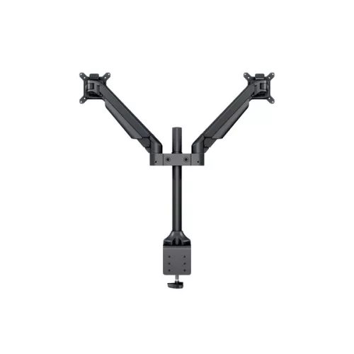 MULTIBRACKETS 2 karos asztali konzol, M VESA Gas Lift Arm Dual Black HD (15-32", max.VESA: 100x100 mm, 21 kg)