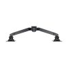 MULTIBRACKETS 2 karos asztali konzol, M VESA Gas Lift Arm Dual Black HD (15-32", max.VESA: 100x100 mm, 21 kg)