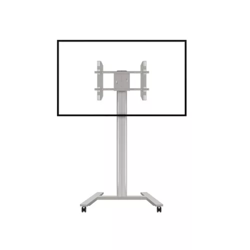 MULTIBRACKETS Gurulós padlóállvány, M Public Display Stand 180 HD Single Silver (55-80", max.VESA: 800x500 mm, 60 kg)