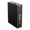 D-LINK Switch Ipari 10x1000Mbps + 2xSFP + 1x konzol port Menedzselhető Fémházas, DIS-200G-12S