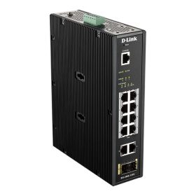   D-LINK Switch Ipari 10x1000Mbps (8xPOE) + 2xSFP + 1x konzol port Menedzselhető Fémházas,DIS-200G-12PS