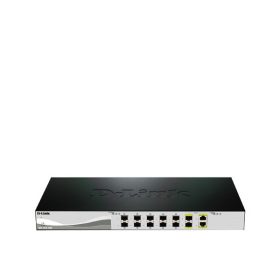   D-LINK Switch 10xGigabit SFP+ 2x10Gigabit kombó SFP+ Menedzselhető, DXS-1210-12SC/E