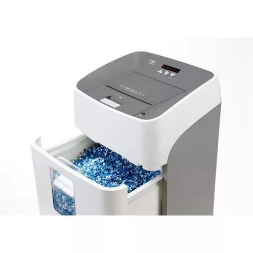 DAHLE Iratmegsemmisítő 2d35314, CD/DVD/Kártya/GÉMKAPOCS, 14-300 ap (80gr), P-4/F-1/O-3/T-4/E-3, 2.5 m/min, 40 liter