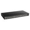 D-LINK Switch 48x1Gbps + 4xGigabit SFP+ Menedzselhető Rackes, DGS-1250-52X/E