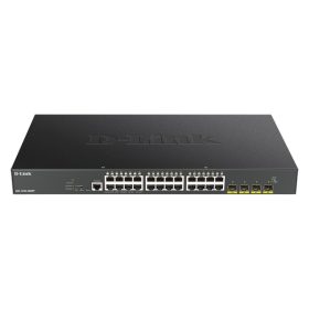   D-LINK Switch 48x1Gbps (48xPOE) + 4xGigabit SFP+ Menedzselhető Rackes, DGS-1250-52XMP/E