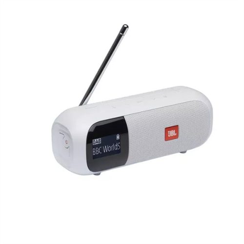 JBL Tuner 2 (Hordozható DAB/DAB+/FM rádió Bluetooth-al), Fehér