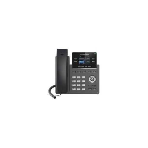 GRANDSTREAM IP telefon, GRP2612P, 2-line Carrier-grade, HD színes LCD kijelző, POE