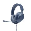 JBL Quantum 100 (Vezetékes, gaming fejhallgató mikrofonnal), Kék