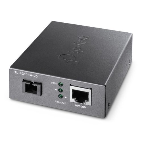 TP-LINK Optikai Media Konverter WDM 100(réz)-100FX(SC) Single mód, FC111A-20