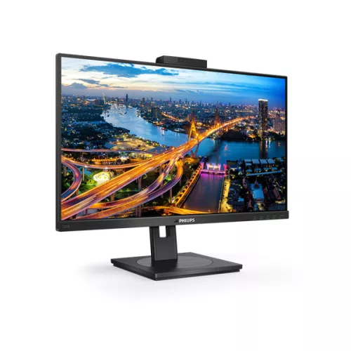 PHILIPS IPS monitor 23.8" 242B1H, 1920x1080, 16:9, 250cd/m2, 4ms, VGA/DVI-D/DP/HDMI/4xUSB, hangszóró&webkamera