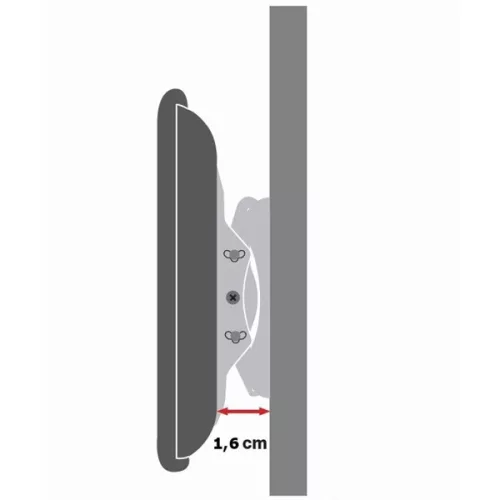 TECHLY ICA-PLB 860 fix fali konzol 42-80" LED/LCD kijelzőhöz, ultra slim, fekete