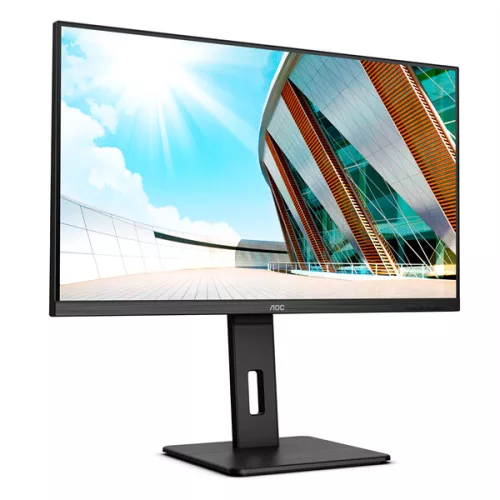 AOC VA monitor 31.5" U32P2, 3840x2160, 16:9, 350cd/m2, 4ms, 2xHDMI/DisplayPort/4xUSB, Pivot, hangszóró