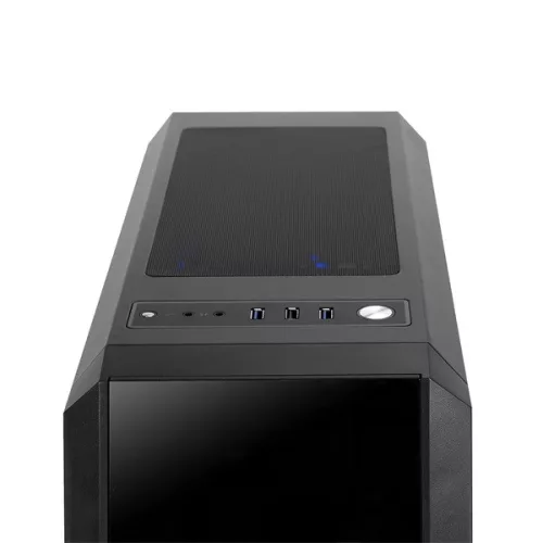 CHIEFTEC Ház Gaming Scorpion 3 ATX, 4x120mm RGB ventilátor, RGB vezérlő, Tápegység nélkül, Edzett Üveg, Fekete