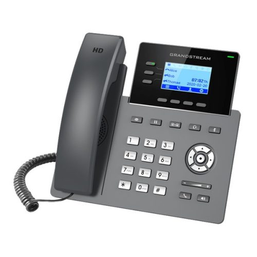 GRANDSTREAM IP Telefon 3 vonalas Carrier-Grade, HD LCD kilejző POE, GRP2603P