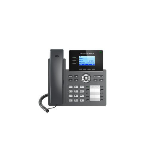 GRANDSTREAM IP Telefon 3 vonalas Carrier-Grade, HD LCD kilejző POE, GRP2604P