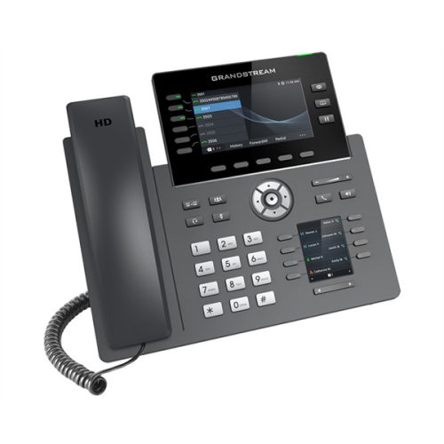 GRANDSTREAM IP Telefon 6 vonalas Carrier-Grade, HD színes LCD kijelző, Wifi-s, GRP2616