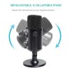 MAONO USB Podcast Mikrofon AU-902, USB Microphone Set Cardioid Condenser Podcast Mic