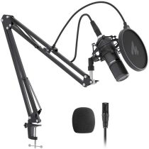   MAONO XLR Podcast Mikrofon szett AU-PM320S, XLR Condenser Microphone Kit Cardioid Vocal Studio Recording