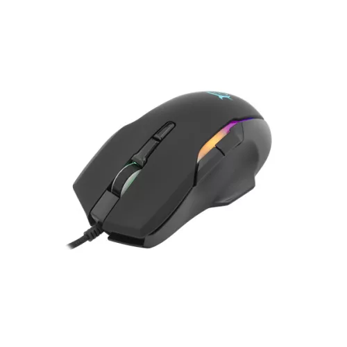 WHITE SHARK MORHOLT (GM-9009) gamer egér, 7D, fekete, 7200 dpi, RGB
