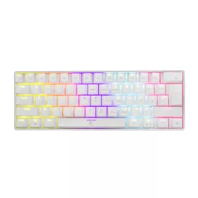   WHITE SHARK SHINOBI mechanikus (blue switch) gamer billentyűzet, fehér (angol)