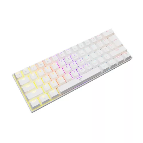 WHITE SHARK SHINOBI mechanikus (blue switch) gamer billentyűzet, fehér (angol)