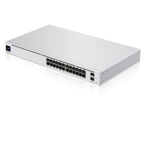 UBiQUiTi Switch 24x1000Mbps + 2x10000Mbps SFP+, Menedzselhető, Rackes - USW-PRO-24